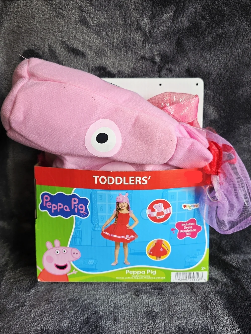 New Toddler girl 2t Classic Peppa Pig Peppa Tutu Halloween Costume Cosplay dress